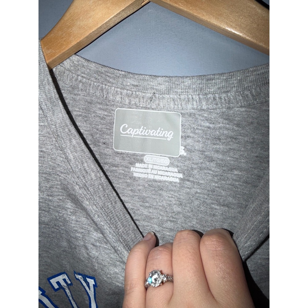 Captivating University of Kentucky Wildcats Mens XL T-Shirt Heather Grey Graphic - Picture 4 of 4
